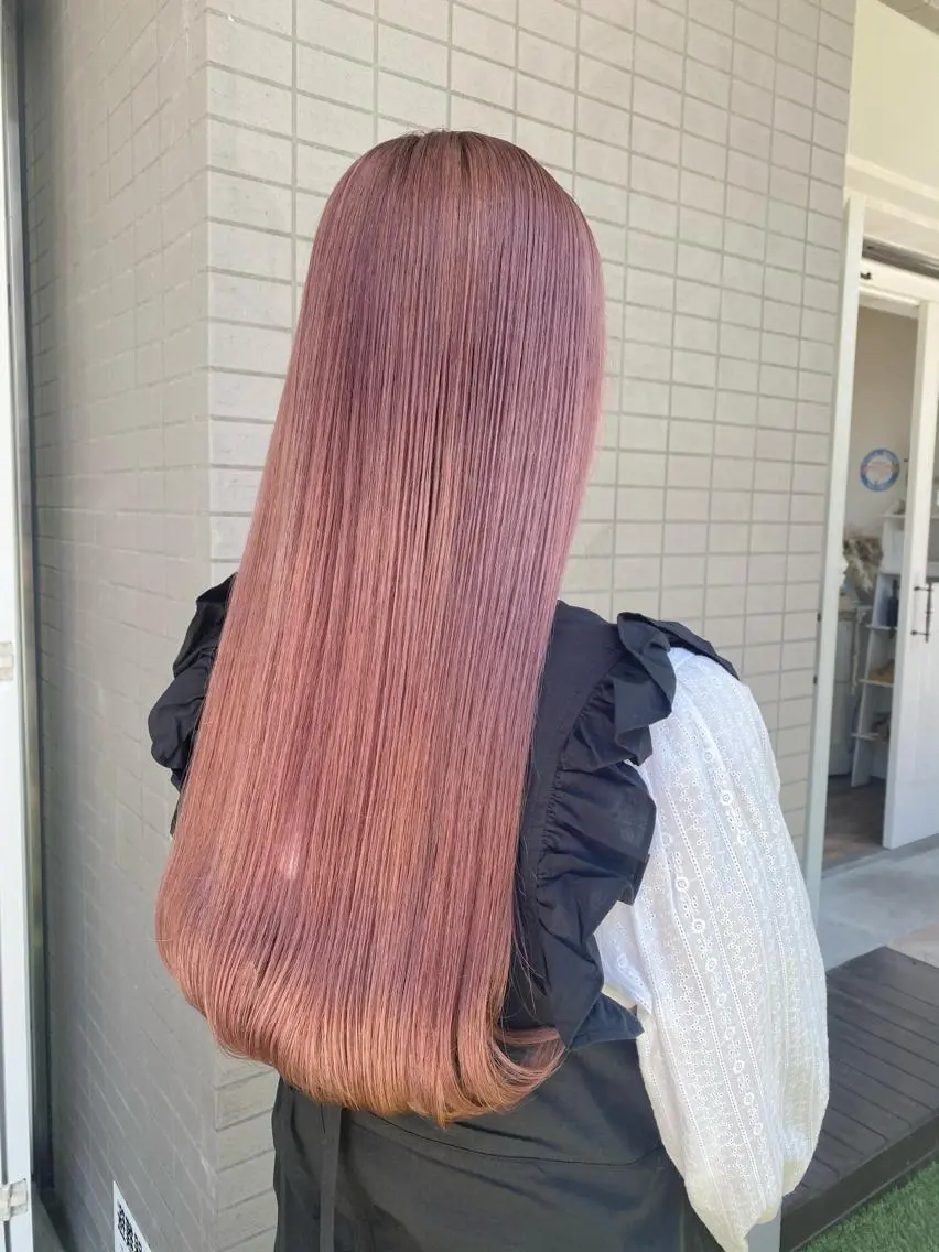 🤎イメチェンコース🤎ダメージレスダブルカラー+高濃度トリートメント+超音波トリートメントの写真