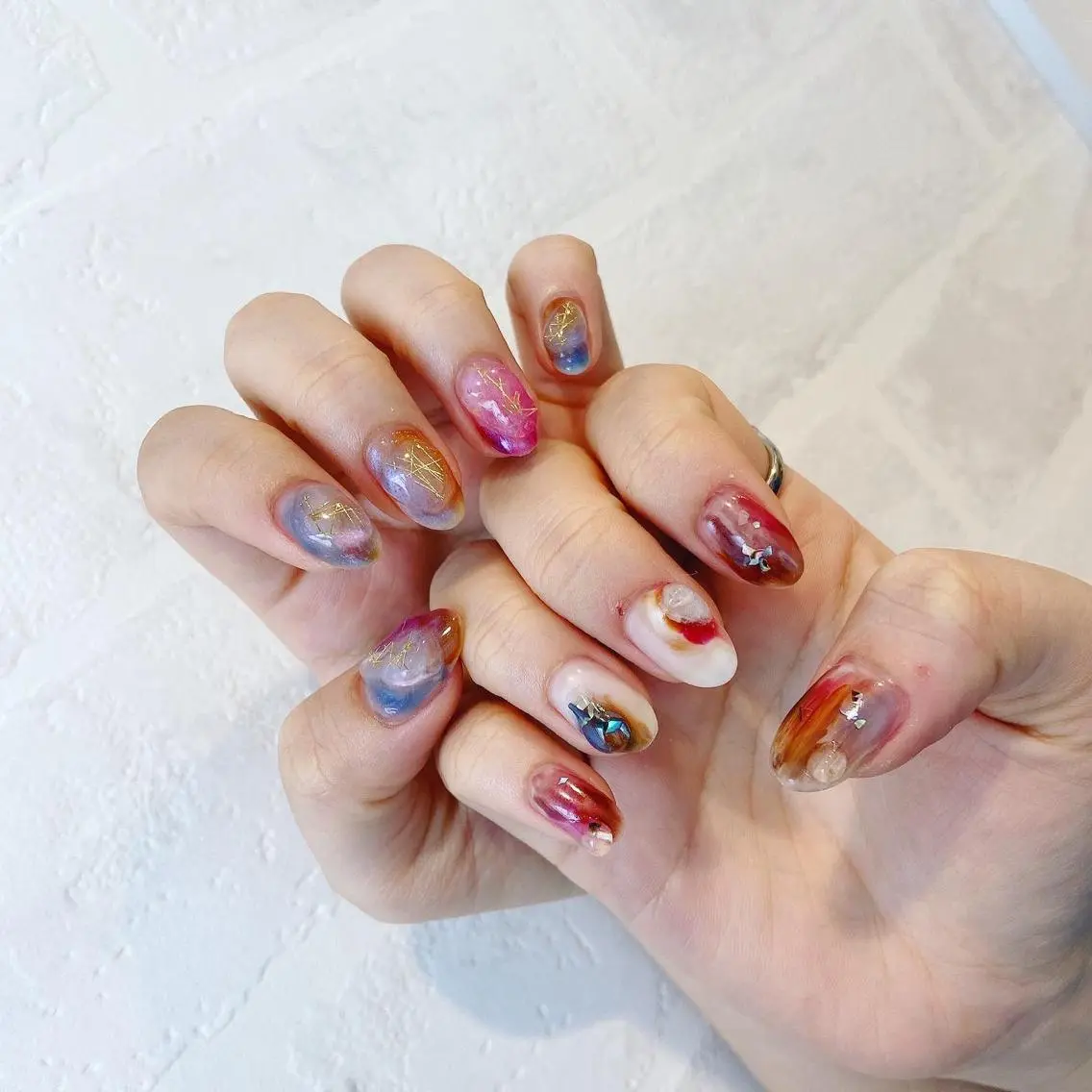 ネイル ニュアンスネイル ハンドネイル Nakazawa Mayuのネイルデザイン