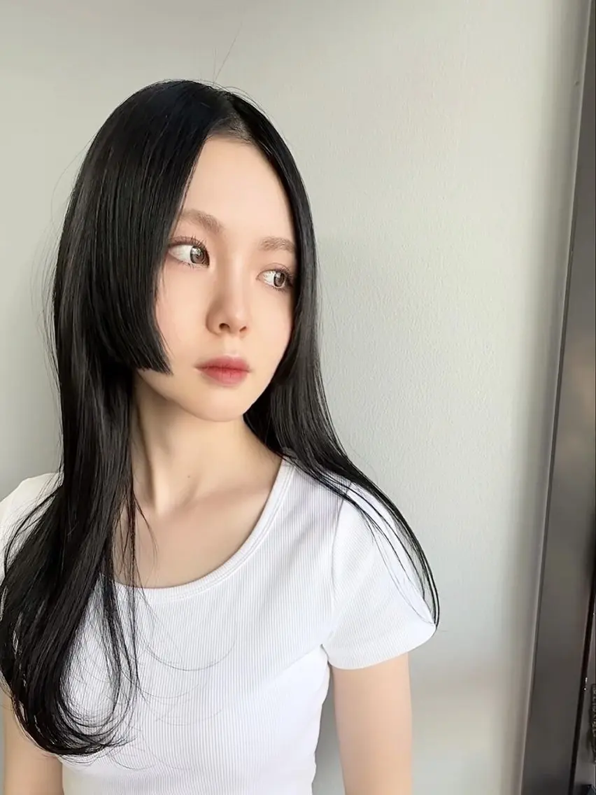 ロング 姫カット 韓国風ヘア 韓国STYLE 小久保のヘアスタイル