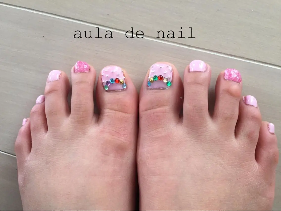 ネイル ピンク auladenail アウラデネイルのネイルデザイン