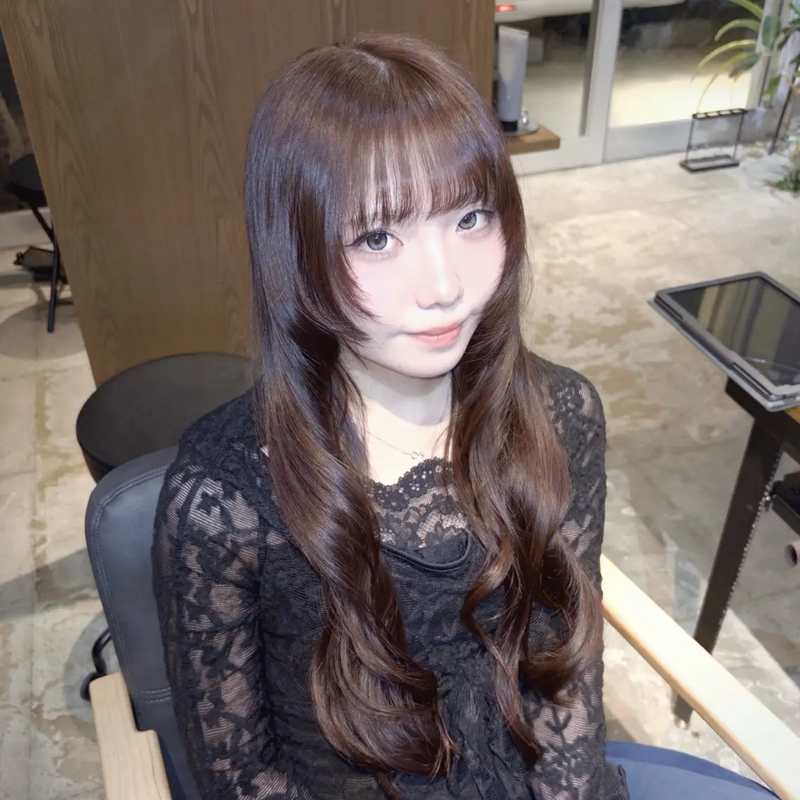 ロング カラー ブラウンカラー 透明感カラー グレージュ モカグレージュ ヘアカラー Hair ruup / マイナのヘアスタイル