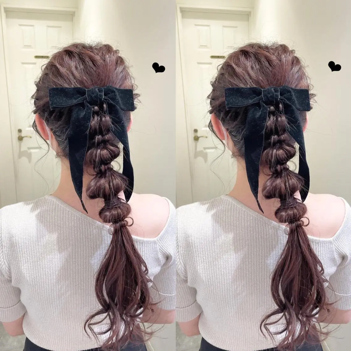 ロング ヘアアレンジ ポニーテール シールエクステ横浜 🐏☁️miminaのヘアスタイル