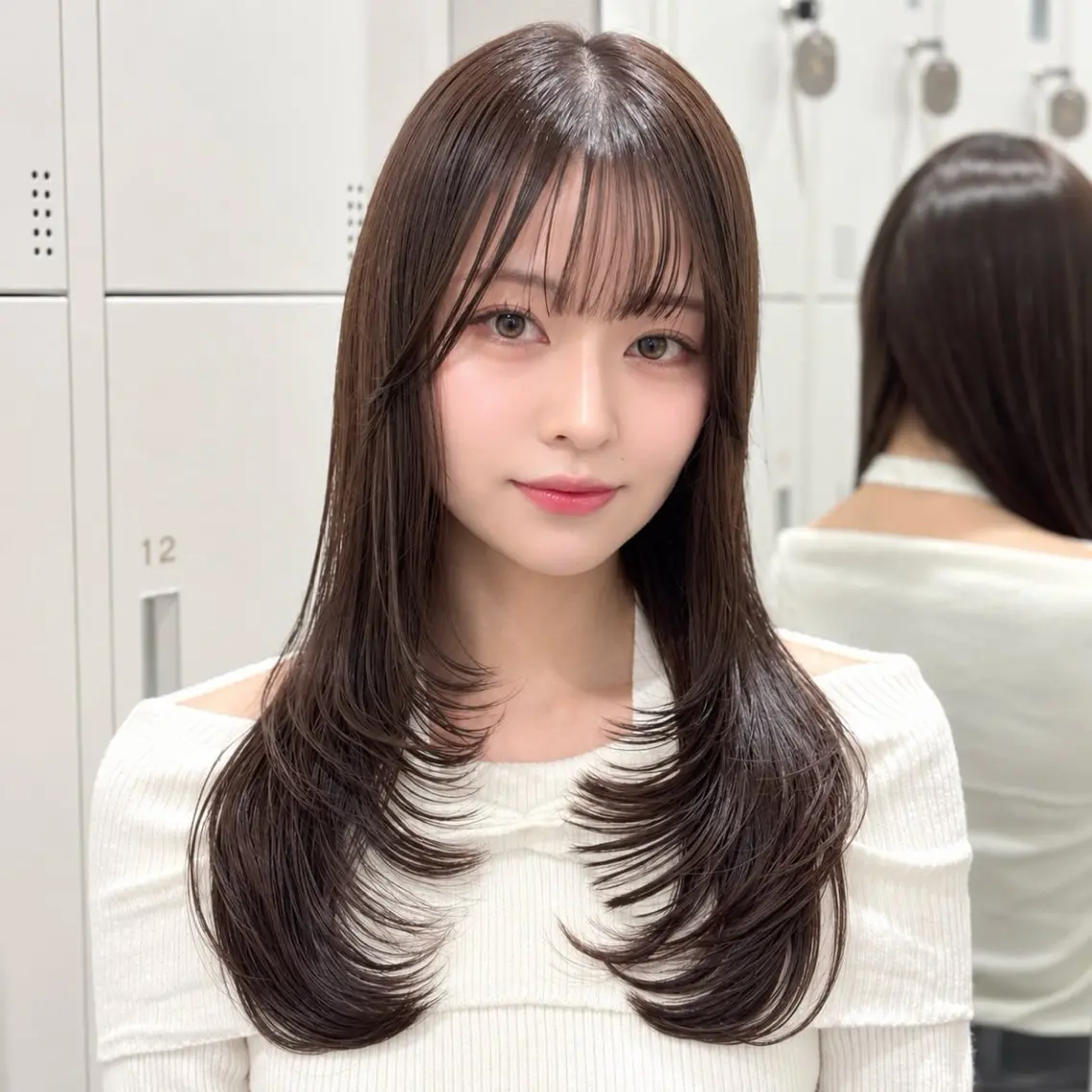 ロング カラー カット ヘアカラー kouta/レイヤー /巻ける縮毛矯正🪽のヘアスタイル