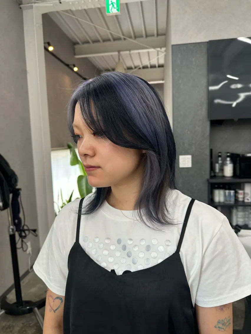 ミディアム 徳永 瑚心のヘアスタイル