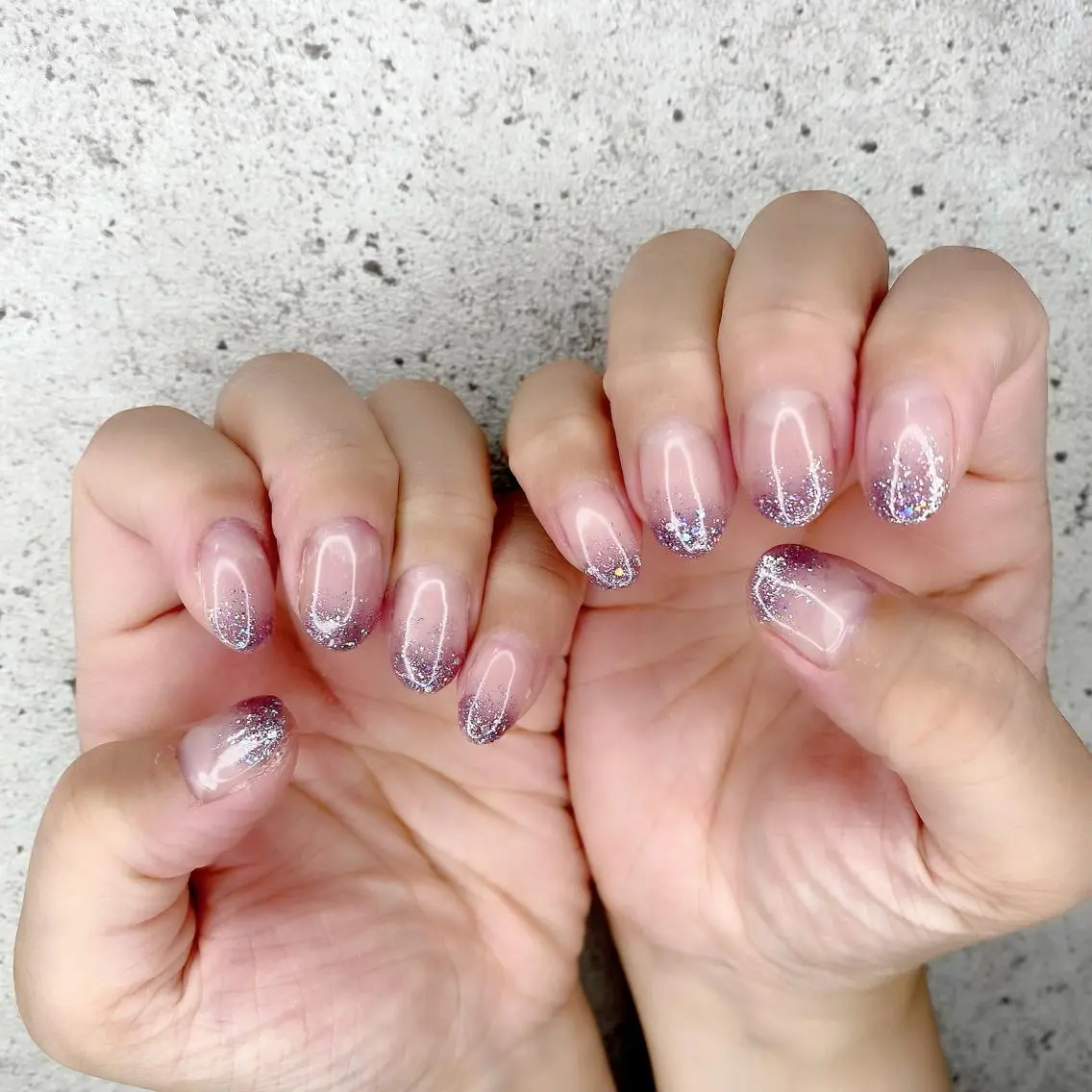 ショート カラー パーマ ヘアアレンジ メンズ キッズ ネイル マツエク・マツパ グラデーションカラー パープルカラー ショートヘア ジェルネイル グラデーション Salon Ｋのネイルデザイン
