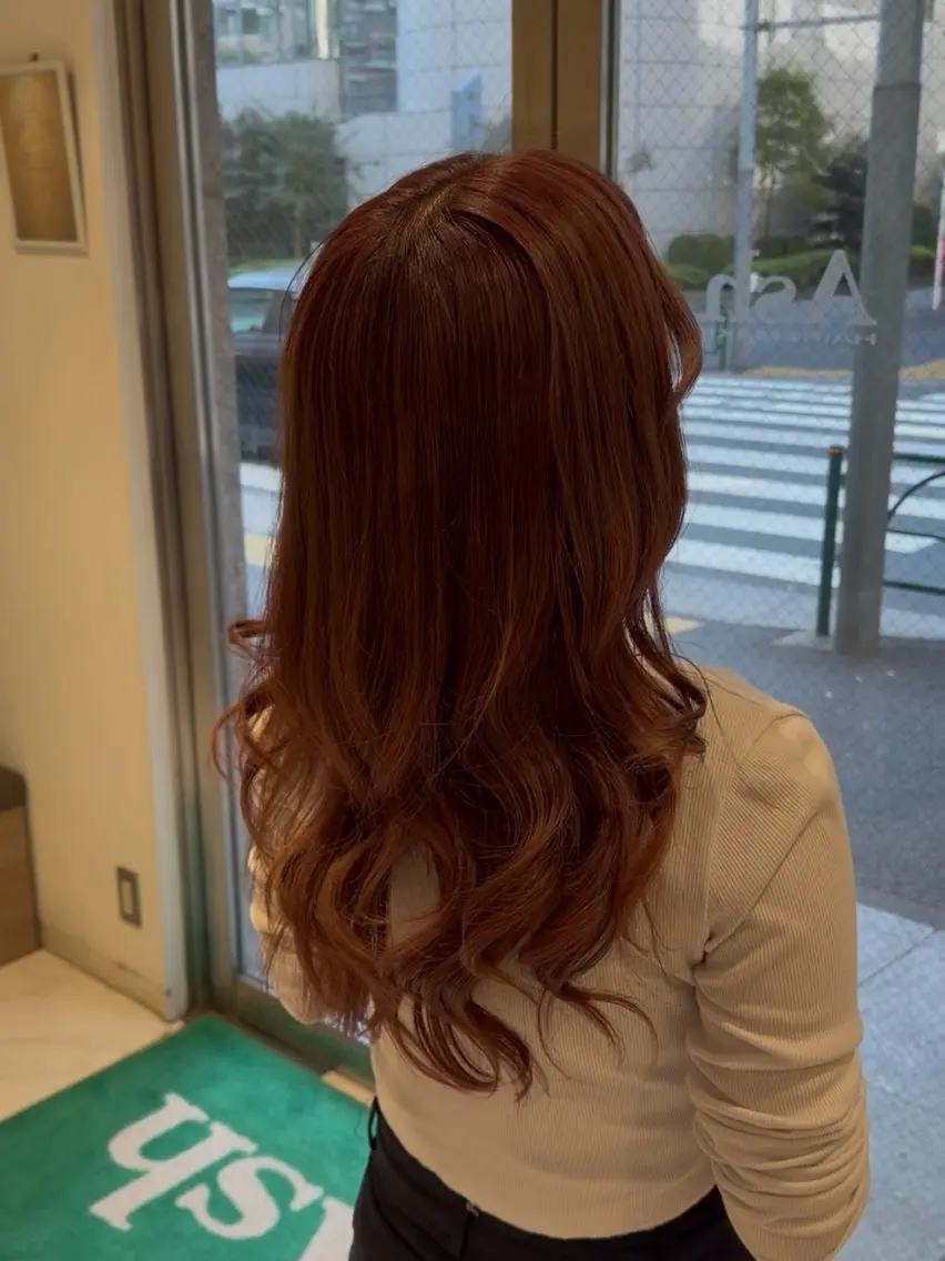 ロング カラー メンズパーマ/ 山本 侑平のヘアスタイル