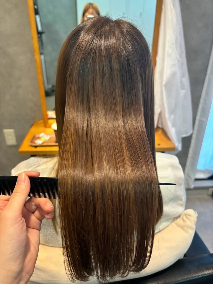 美髪縮毛矯正の写真
