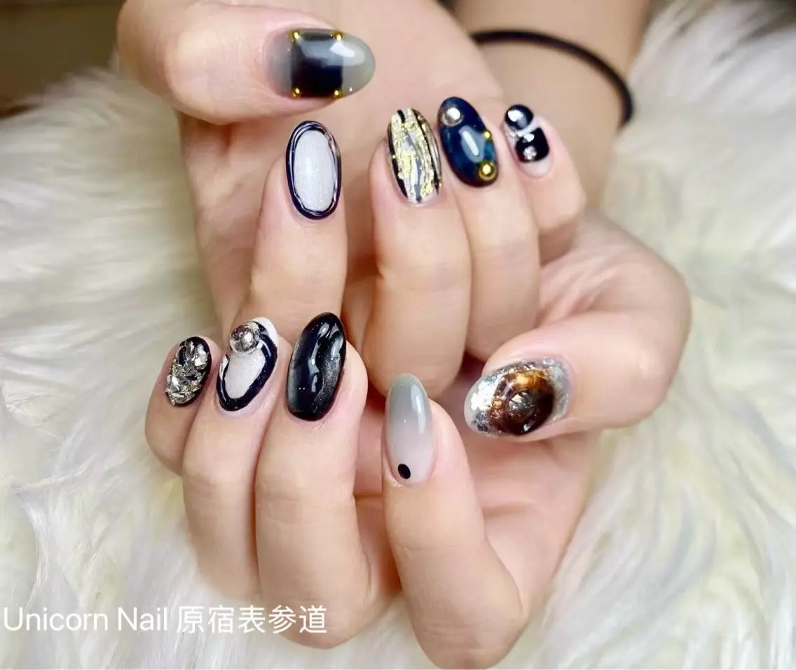 ネイル 持ち込み ハンドネイル Unicorn Nail原宿表参道のネイルデザイン