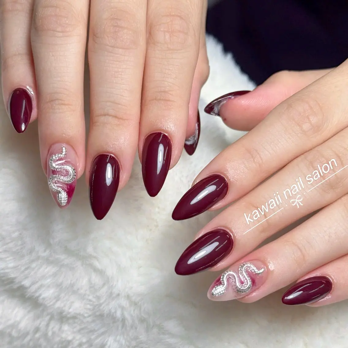 ネイル チークネイル 長さ出し フレンチネイル グラデーション 韓国ネイル Kawaii Nail Salonのネイルデザイン