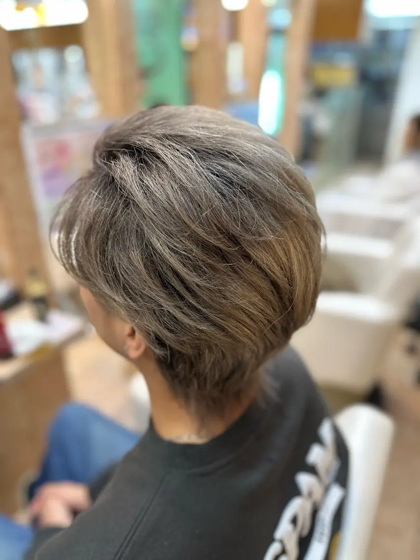 ショート カラー メンズ ✨GLOW  by face 櫻井✨️のヘアスタイル