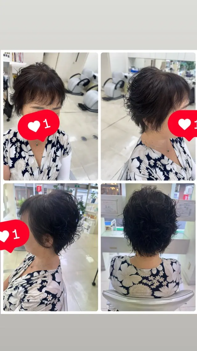 ショート タカハシ リナのヘアスタイル