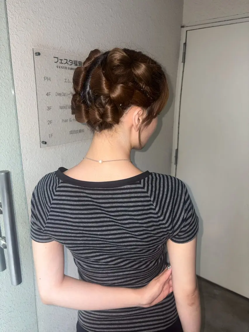 ヘアアレンジ🧚🏻‍♀️🫧の写真