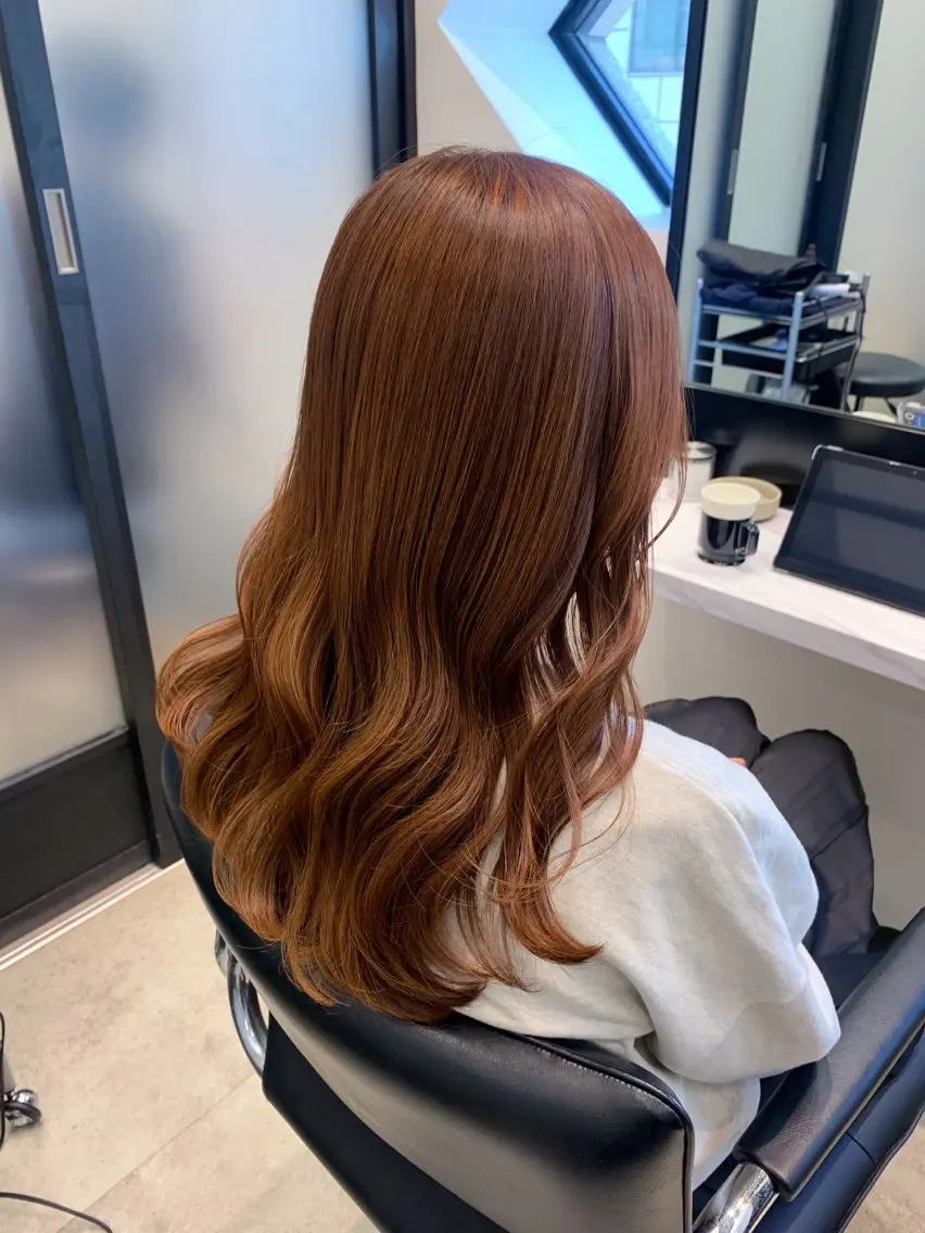 セミロング 髪質改善 縮毛矯正 トリートメント カット ヘアカラー トリートメント 髪質改善/縮毛矯正 🎀小林 唯 🎀のヘアスタイル