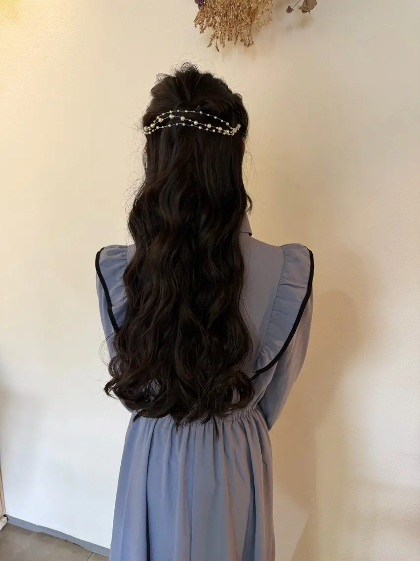 ロング ヘアアレンジ ヘアセット maya マヤのヘアスタイル