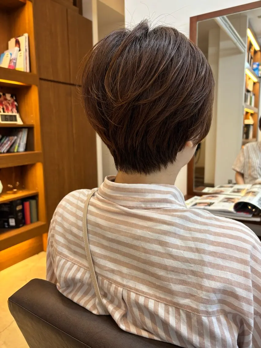 ショート カット みぞぐち じゅりのヘアスタイル