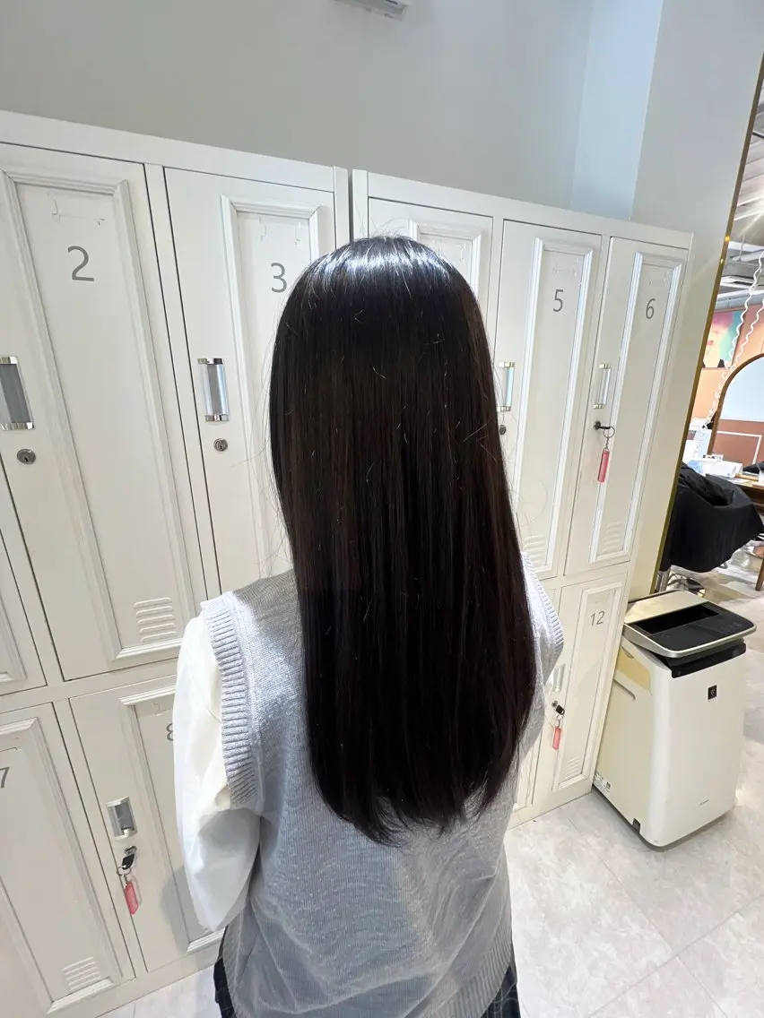 ロング カラー 橋本 天愛のヘアスタイル