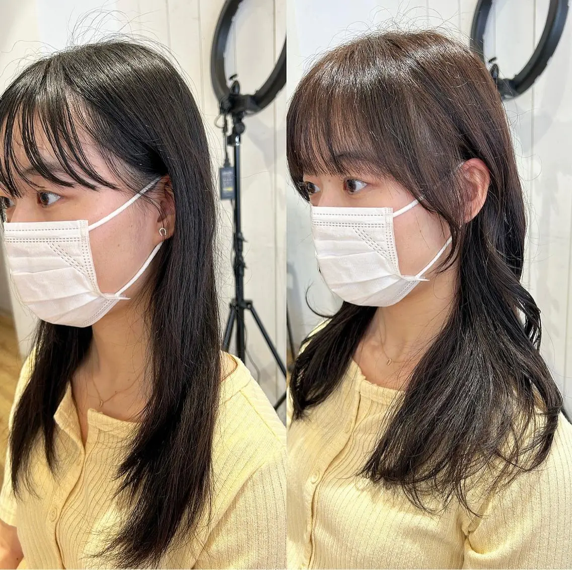 ロング カット 🫧顔周りカット 🫧樫村優香のヘアスタイル