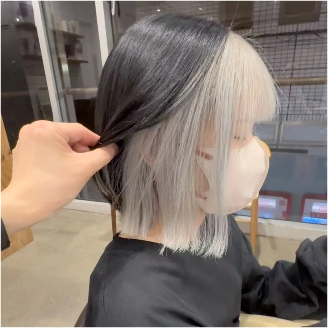 ミディアム カラー 圧倒的なケアブリーチ /髪質改善🩵松田のヘアスタイル