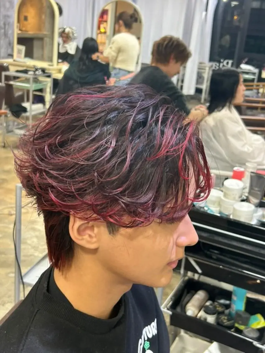 ショート カラー メンズ ショートヘア 湖城 恵吾のヘアスタイル