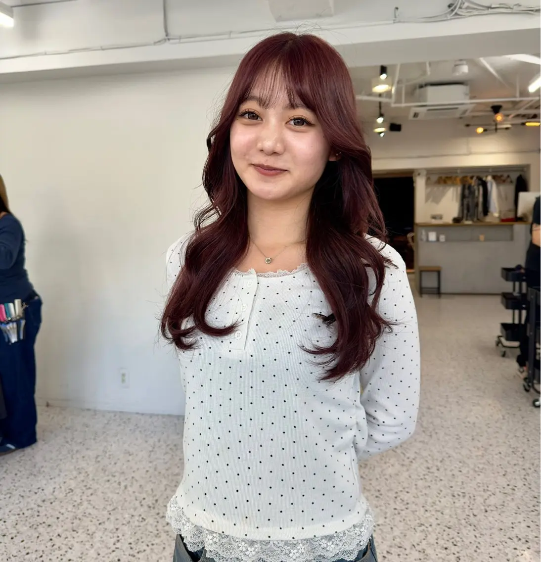 ロング カット ヘアカラー トリートメント ヘアセット 垢抜けレイヤーカラー ✨yudai✨のヘアスタイル