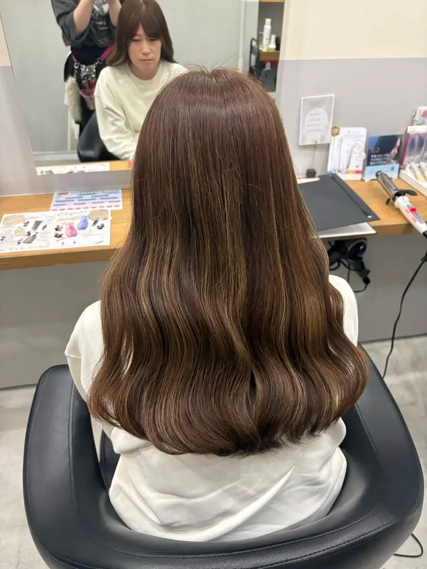 ロング ヘアカラー 鈴木 美由華/透明感/岡崎のヘアスタイル