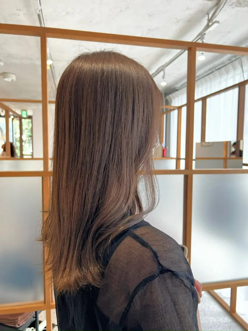 ミディアム sa waのヘアスタイル