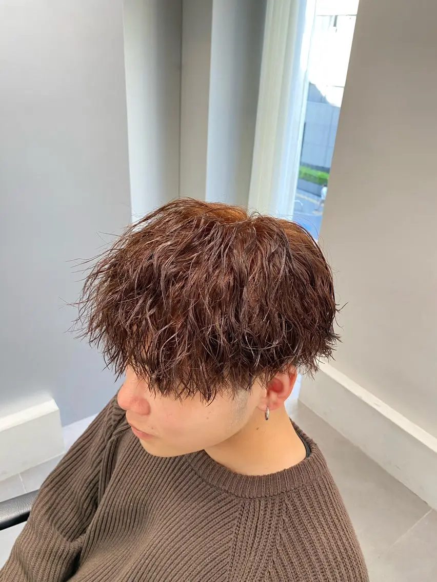 パーマ メンズ メンズパーマ カット ヘアカラー パーマ ヘアセット 立川メンズパーマ職人 店長/小泉文人のヘアスタイル