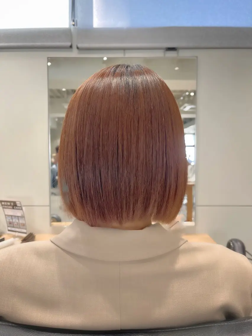 ショート パーマ 縮毛矯正 レイヤー MINX伊藤なず菜のヘアスタイル