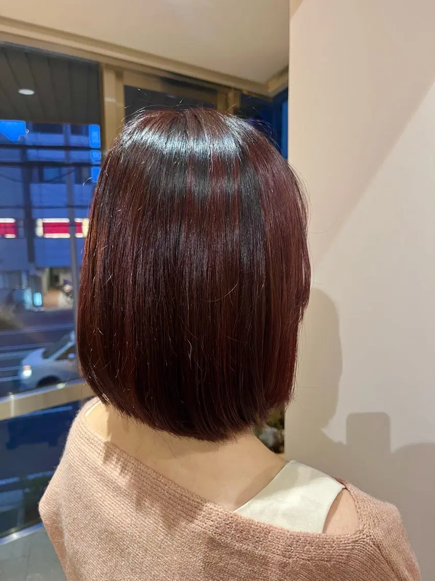 ショート カラー ブリーチ ブリーチなしカラー ピンクカラー 《PARAGO緑橋》 山田素/ショート♡のヘアスタイル
