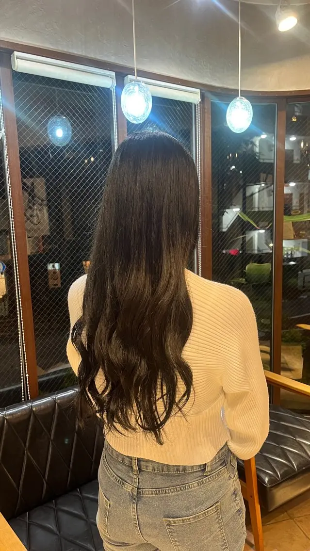ロング カラー ナチュラル透明感 カラー/なお🎀のヘアスタイル