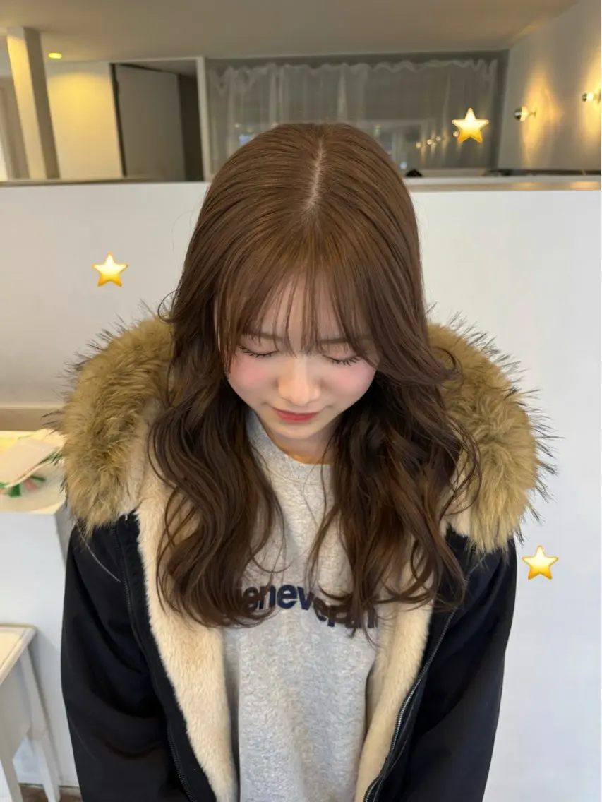 🎀ミニモ限定🎀似合わせカット＋ブリーチなしダブルカラー＋オージュア2stepトリートメント🕯🫧の写真