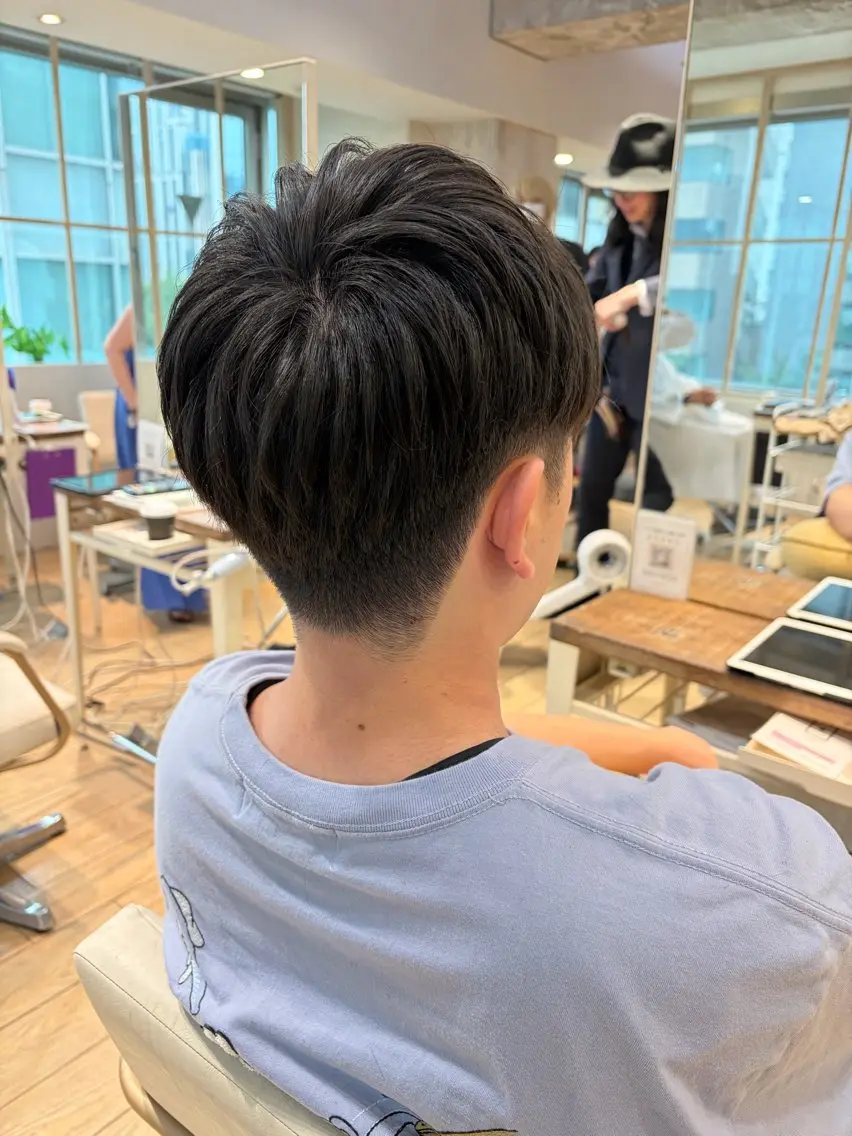 メンズ カット 似合わせカット⌇ヘア セット⌇A i🤍のヘアスタイル