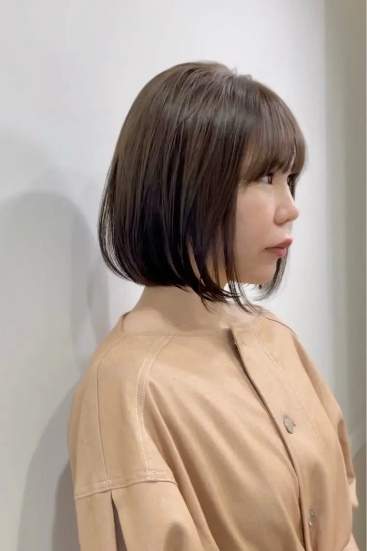 ミディアム ヘアカラー トリートメント Yuka ∥ 深層筋 ×睡眠改善ヘッドスパのヘアスタイル