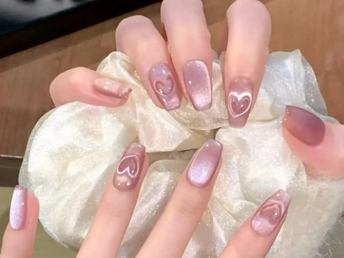【チップスカルプ長さ出し】バレンタイン◇ハートマグネット ¥11980→¥9990の写真
