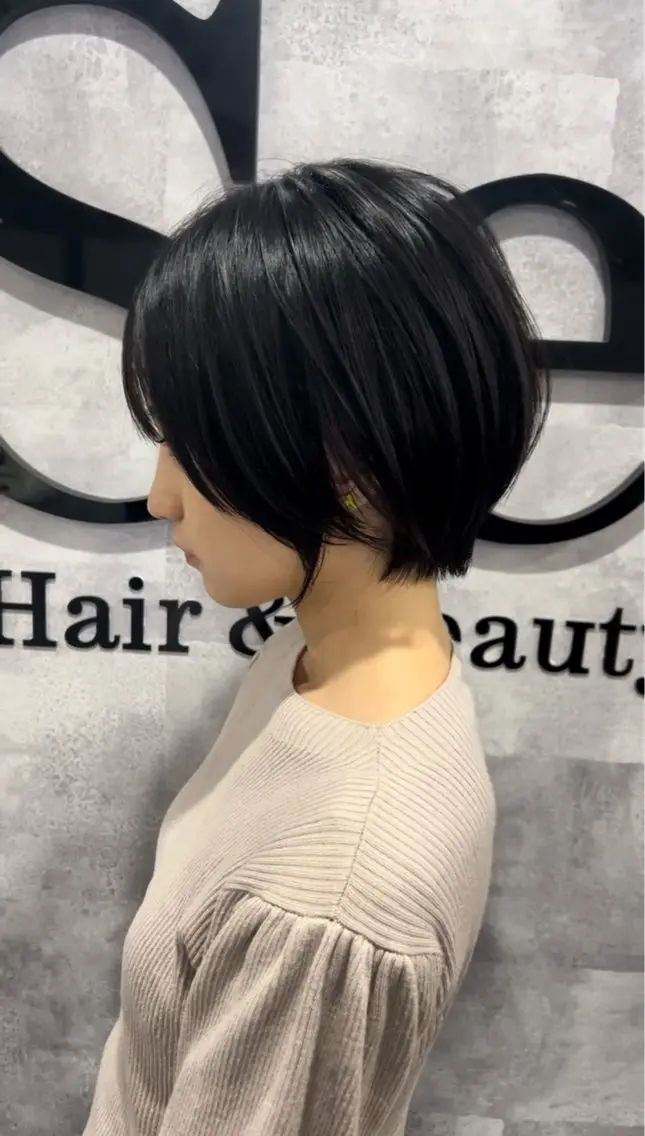 ショート レイヤーカット ✨藤原のヘアスタイル