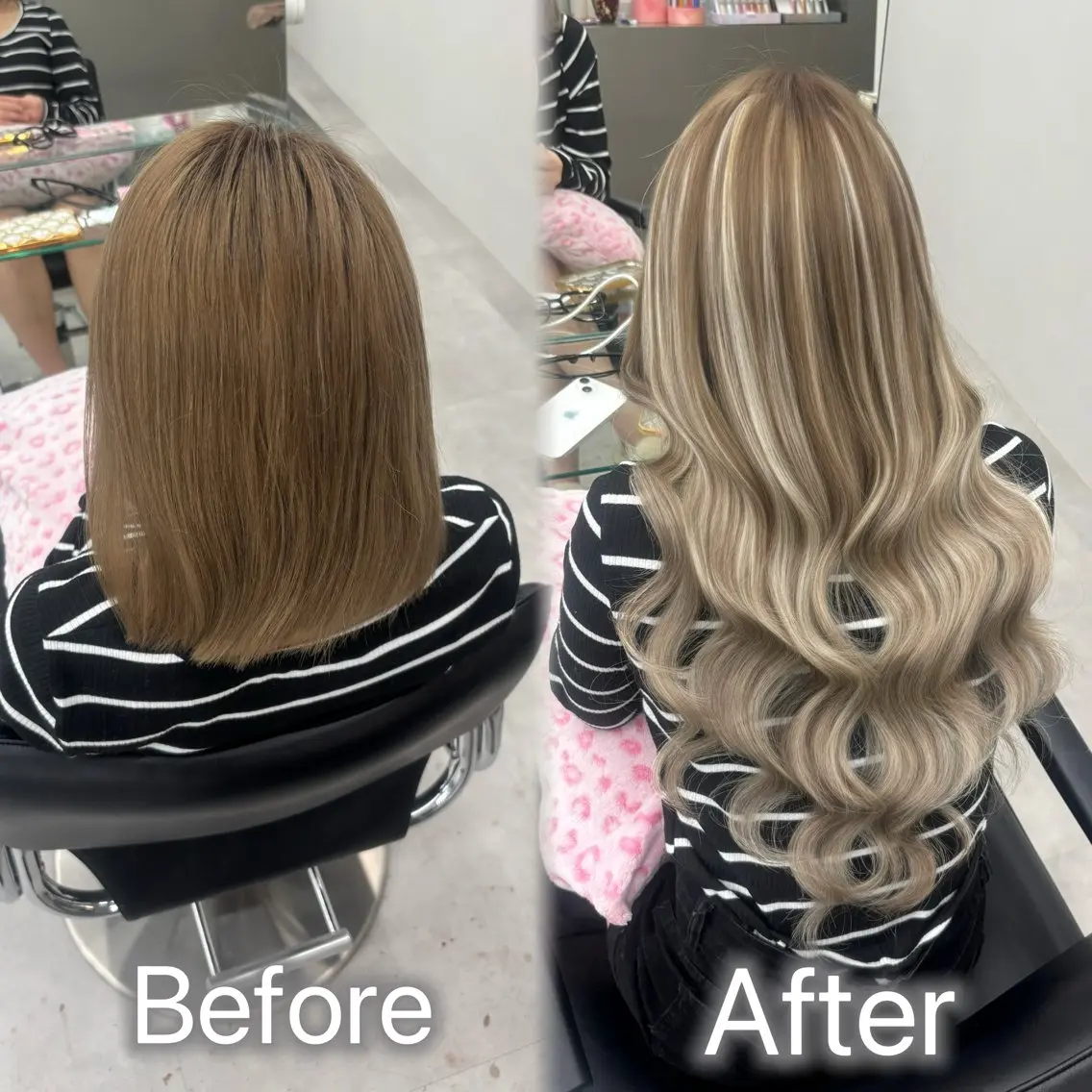 ロング カラー ヘアアレンジ メンズ カット ヘアカラー エクステ ヘアセット 羽エク指名No1✨️ シールエク🌙しぇるのヘアスタイル