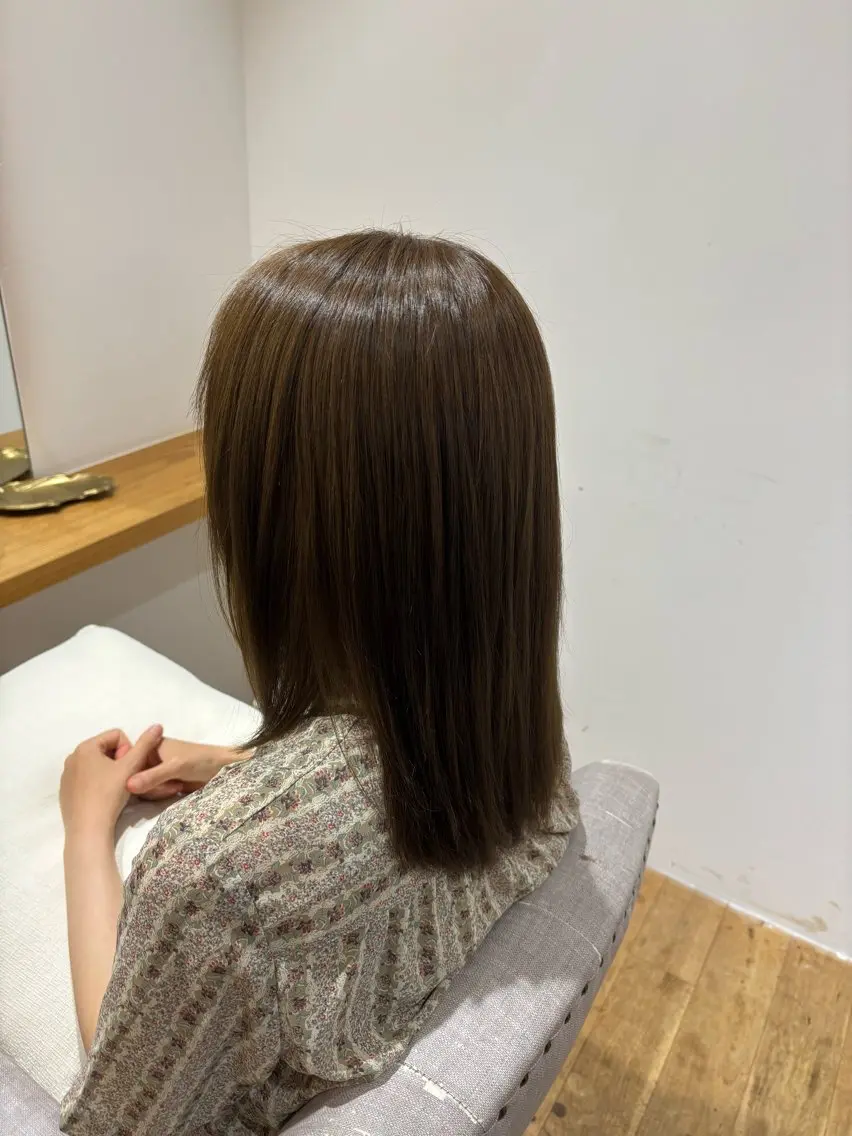 カラー ベージュカラー オリーブベージュ こゆき/ モデル募集中のヘアスタイル