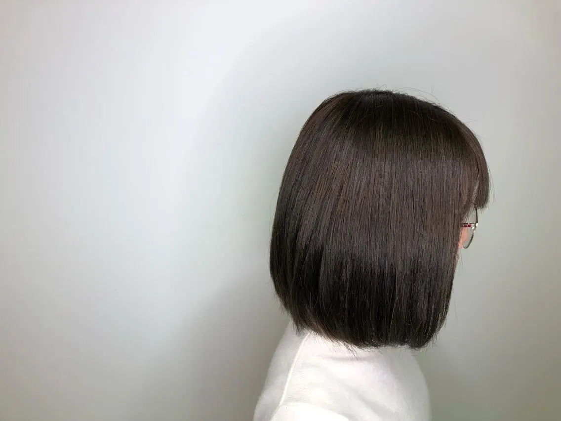 ミディアム カラー イルミナカラー ヘアカラー トリートメント ヘアセット 💜髪質改善美髪💜 星野清光のヘアスタイル