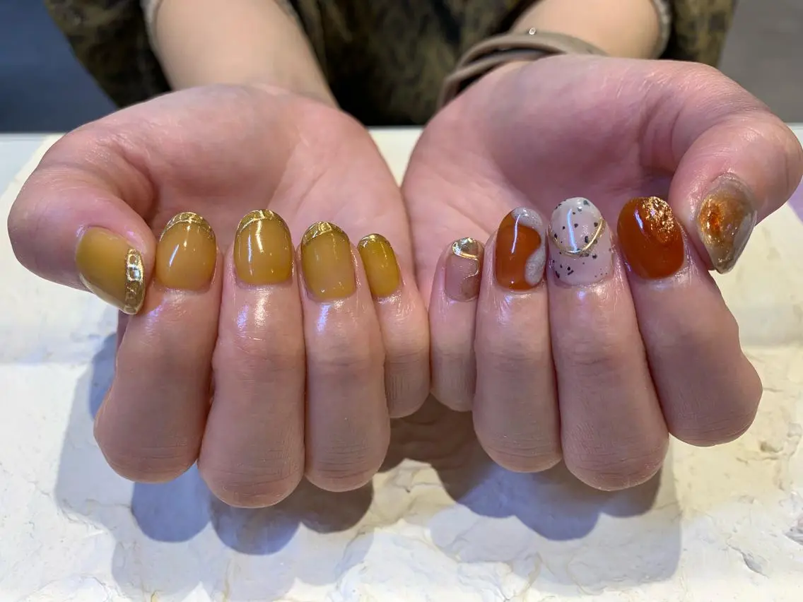 ネイル ニュアンスネイル マキノ ユイのネイルデザイン