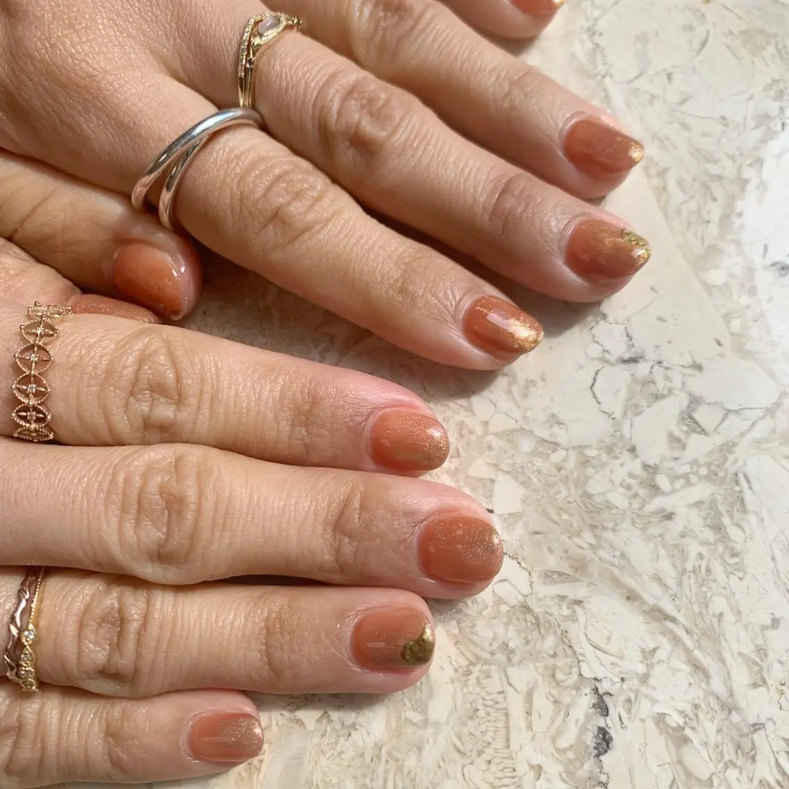 ネイル アートネイル ジェルネイル 韓国ネイル マグネットネイル ミラーネイル ハンドネイル フットネイル nail salon mieux(ミュー)のマツエク・マツパデザイン