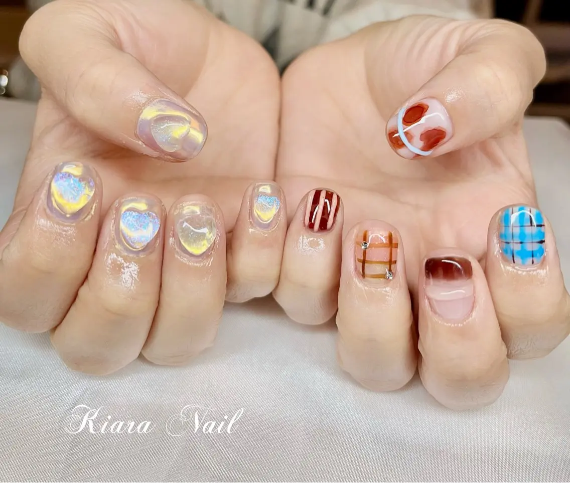 ネイル アートネイル 持ち込み 🍭Kiara Nail🍭のネイルデザイン