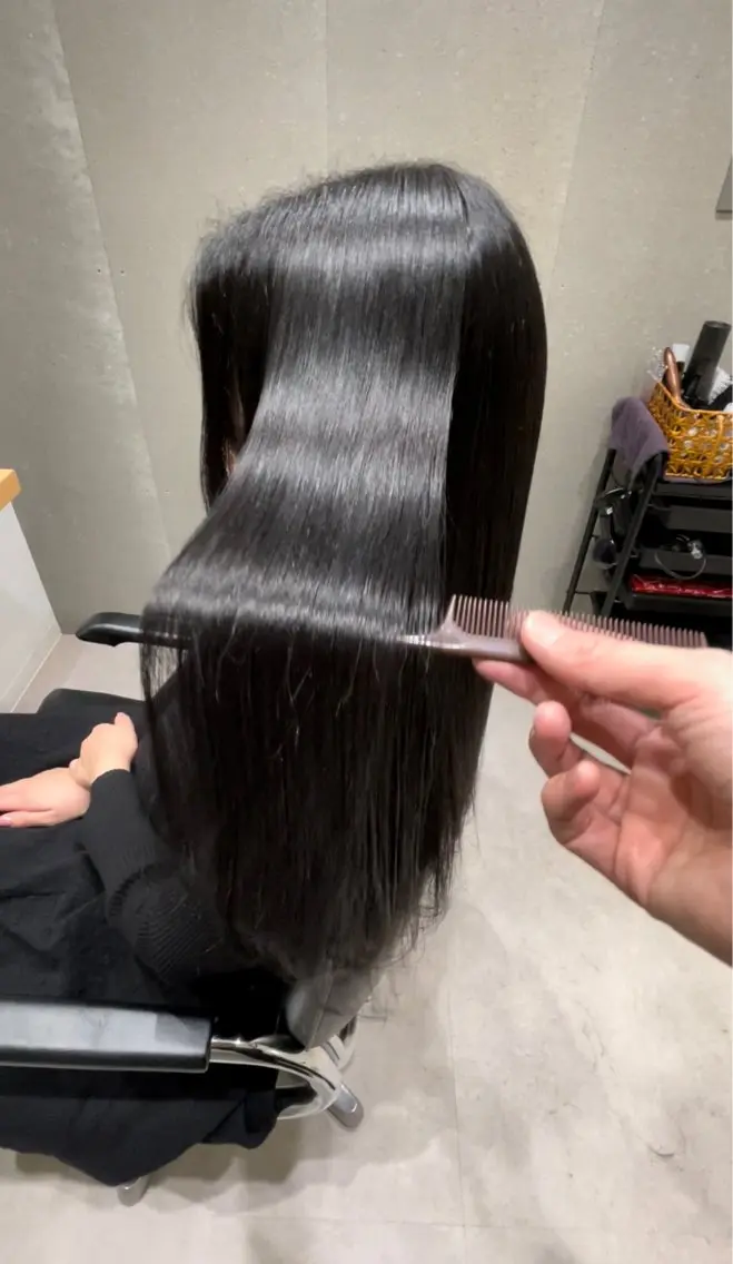 ミディアム カラー トリートメント 髪質改善ヘアケア 艶髪特化/上田のヘアスタイル