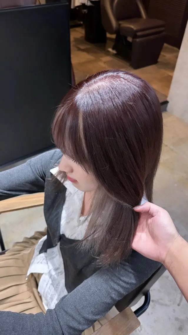 インナーカラー🩷🎀✨の写真