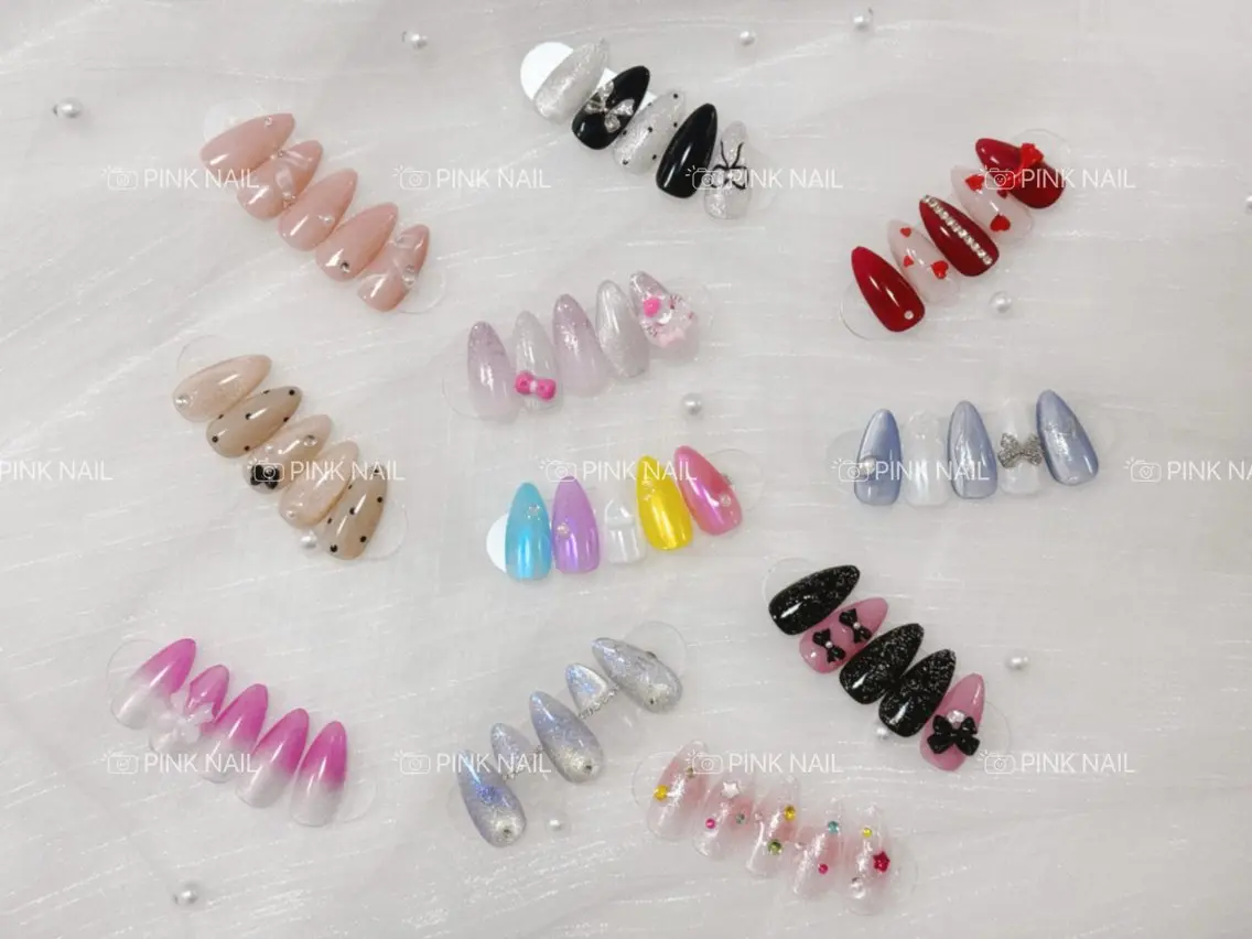 ネイル ハンドネイル pink nailのその他イメージ