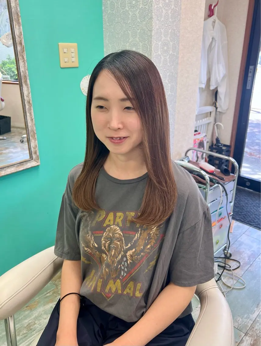ロング 田牧 みゆきのヘアスタイル
