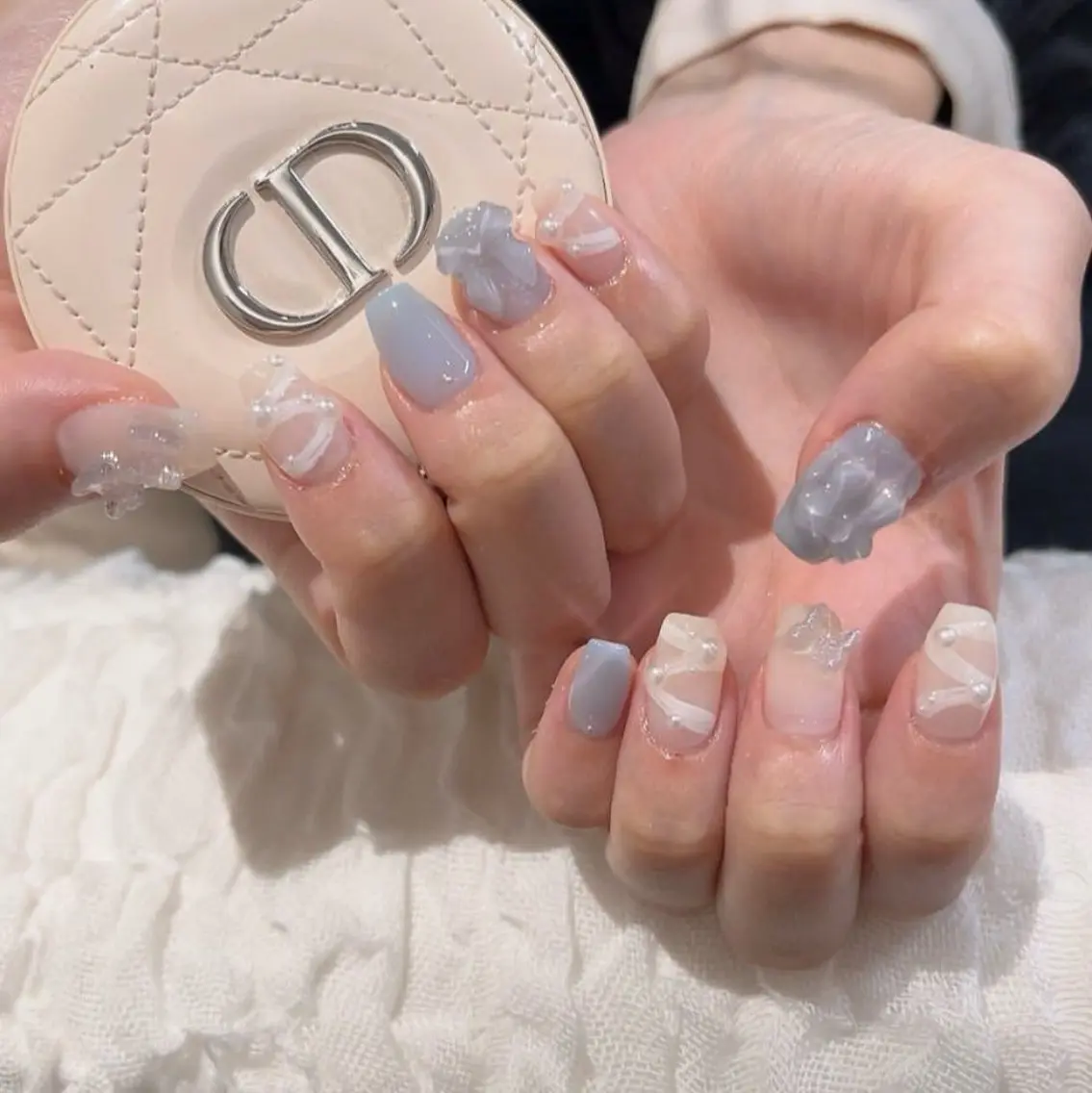 ネイル アートネイル フラワーネイル ジェルネイル グラデーション シンプルネイル Jenn Nail Salonのネイルデザイン