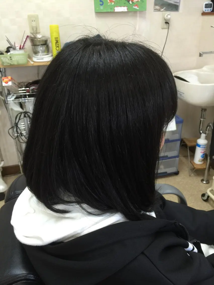 学割縮毛矯正20歳未満の写真