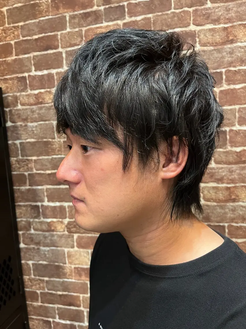 ショート カラー パーマ ヘアアレンジ メンズ キッズ 久木原 ゆりのヘアスタイル