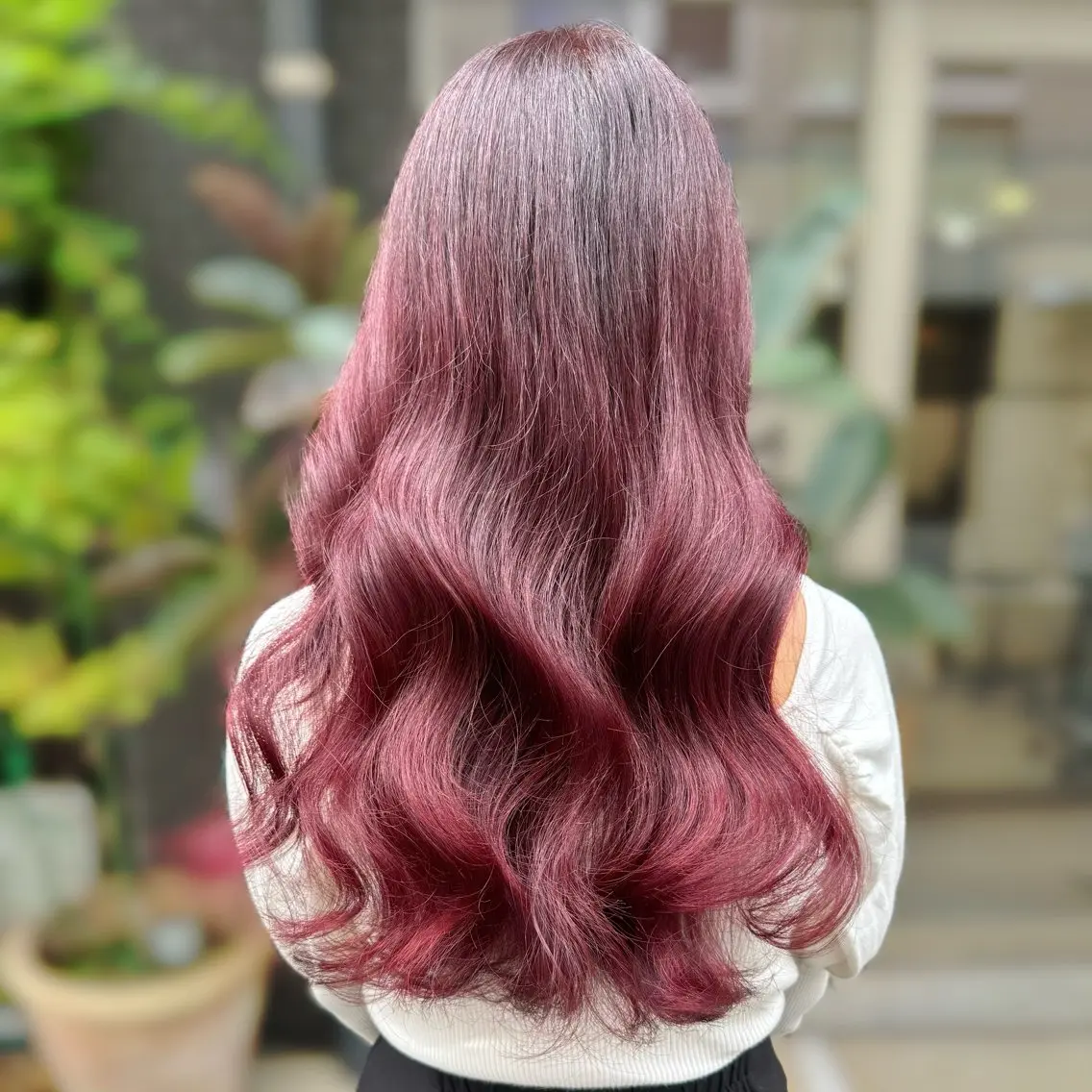 ロング カラー カット ヘアカラー トリートメント ブリーチなしカラー kana🐱のヘアスタイル