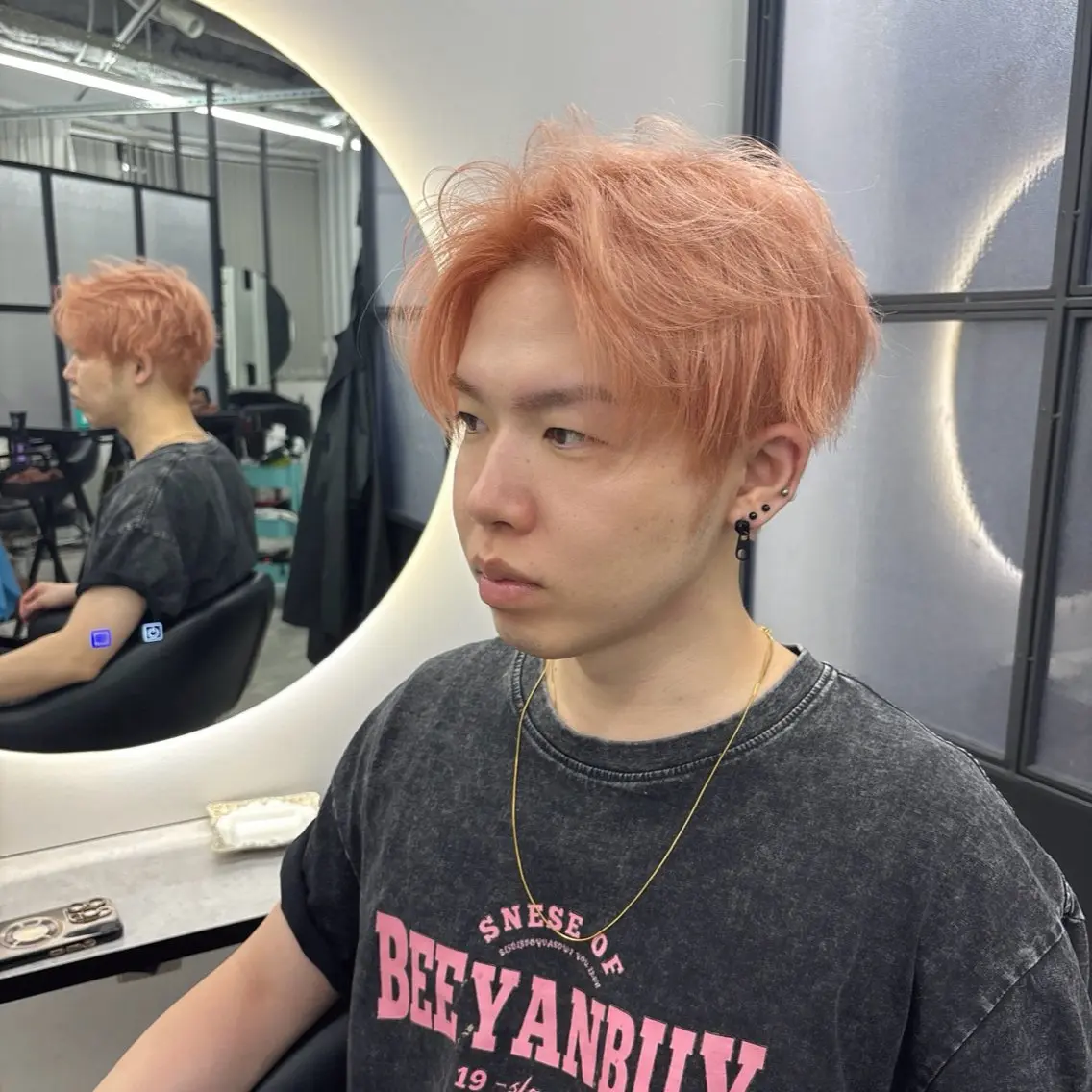 カラー メンズ ヘアカラー Ren. 🦋デザインカラーのヘアスタイル